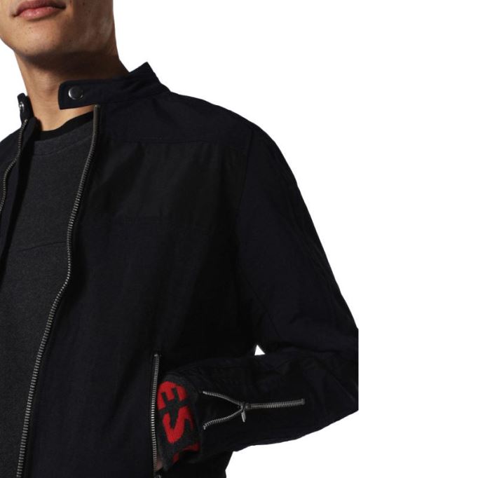 J ストリート メンズ バイカー ジャケット スリム フィット サマー アウター ボンバー カジュアル コート ディーゼル