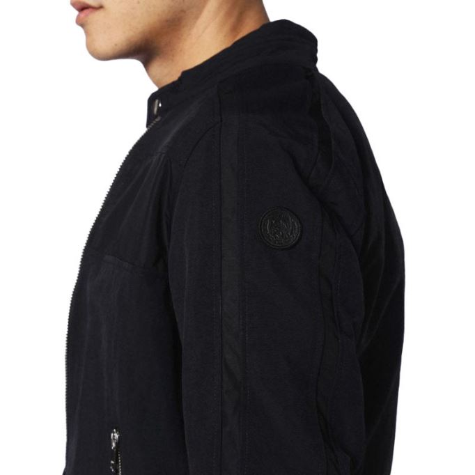 J ストリート メンズ バイカー ジャケット スリム フィット サマー アウター ボンバー カジュアル コート ディーゼル