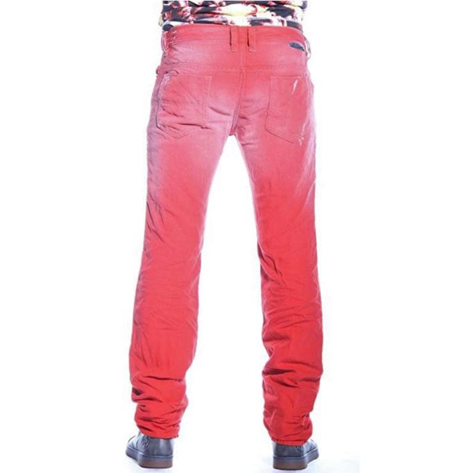 サファド メンズ デニム ジーンズ コットン スリム ストレート フィット カジュアル パンツ トラウザー ディーゼル