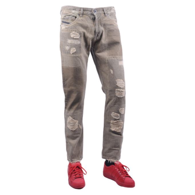 ブラックゴールド Type-2813b Bg8u8 メンズ デニム ジーンズ リップド レギュラー スリム ディーゼル