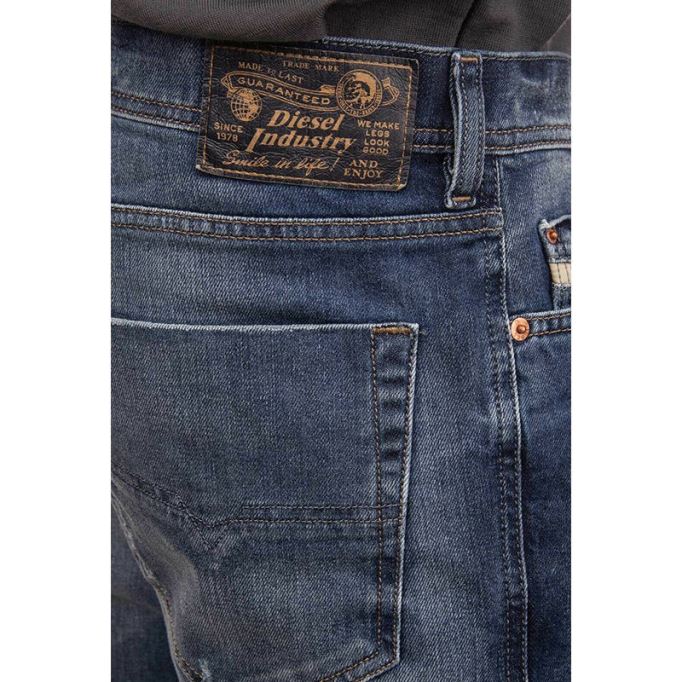 ディーゼル テッパー R248d メンズ デニム ジーンズ スリムフィット ストレッチ キャロット ディストレスト パンツ