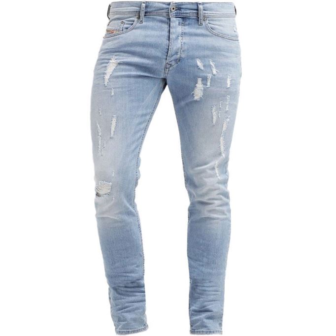 ディーゼル テッパー 0849e メンズ デニム ジーンズ ストレッチ スリム フィット キャロット カジュアル トラウザー