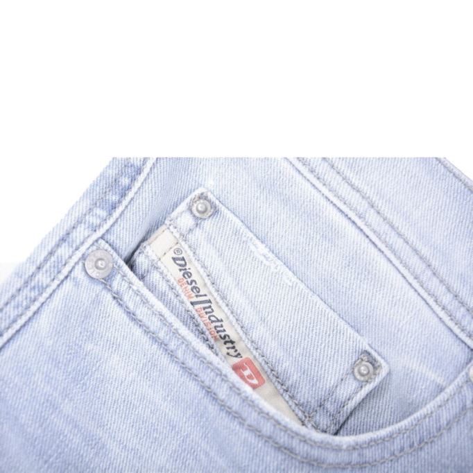 ディーゼル テッパー 0849e メンズ デニム ジーンズ ストレッチ スリム フィット キャロット カジュアル トラウザー