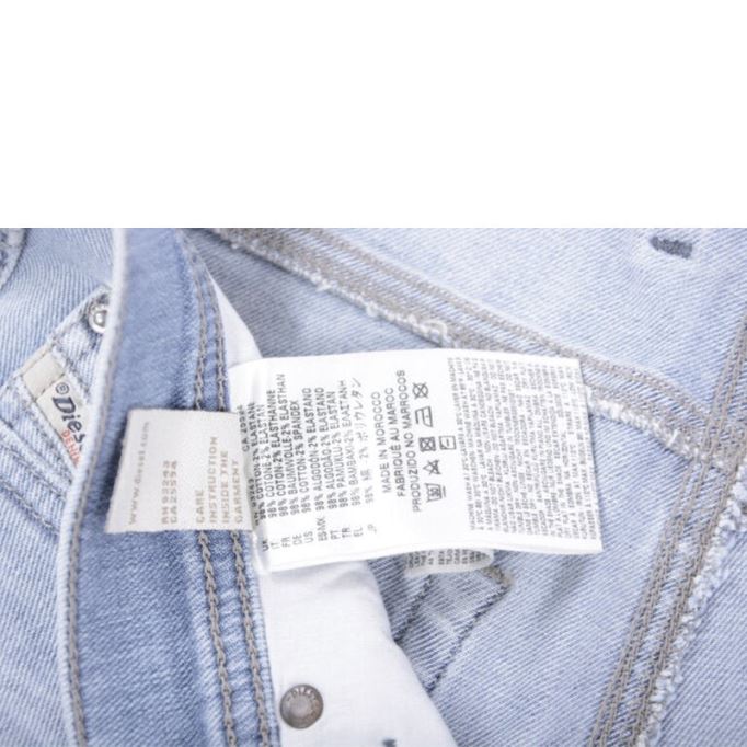 ディーゼル テッパー 0849e メンズ デニム ジーンズ ストレッチ スリム フィット キャロット カジュアル トラウザー