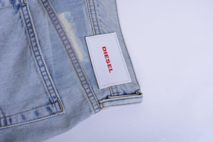 Dagh 084sx メンズ デニム ジーンズ レギュラーフィット ストレート コットン ライトデニム ブルーディーゼル