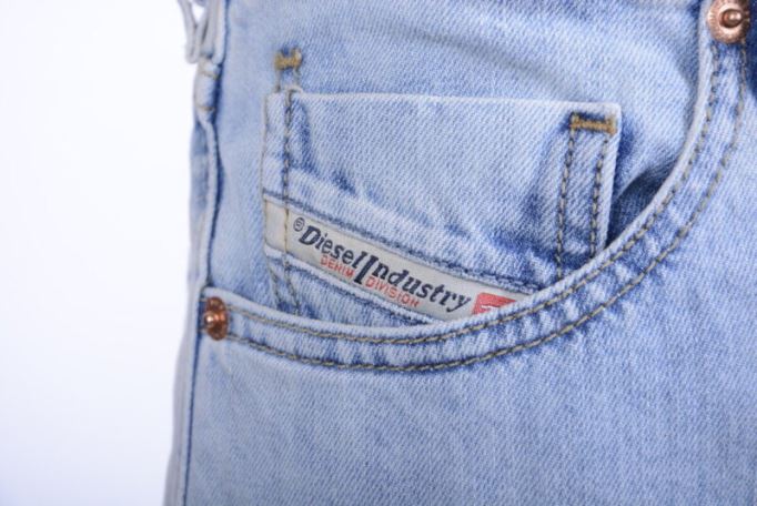 Dagh 084sx メンズ デニム ジーンズ レギュラーフィット ストレート コットン ライトデニム ブルーディーゼル