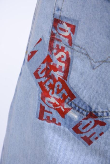 Dagh 084sx メンズ デニム ジーンズ レギュラーフィット ストレート コットン ライトデニム ブルーディーゼル