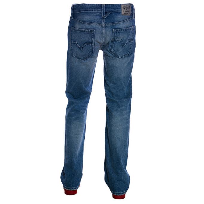 ディーゼル ラーキー 0rz49 メンズ デニム ジーンズ レギュラー ストレート フィット コットン カジュアル パンツ