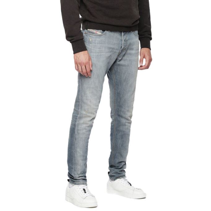 Tepphar 084uk メンズ デニム カジュアル リヨセル ジーンズ ストレッチ スリムフィット キャロット ディーゼル