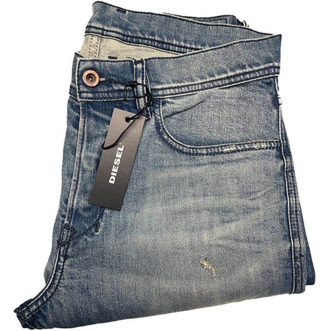 Tepphar 084uk メンズ デニム カジュアル リヨセル ジーンズ ストレッチ スリムフィット キャロット ディーゼル