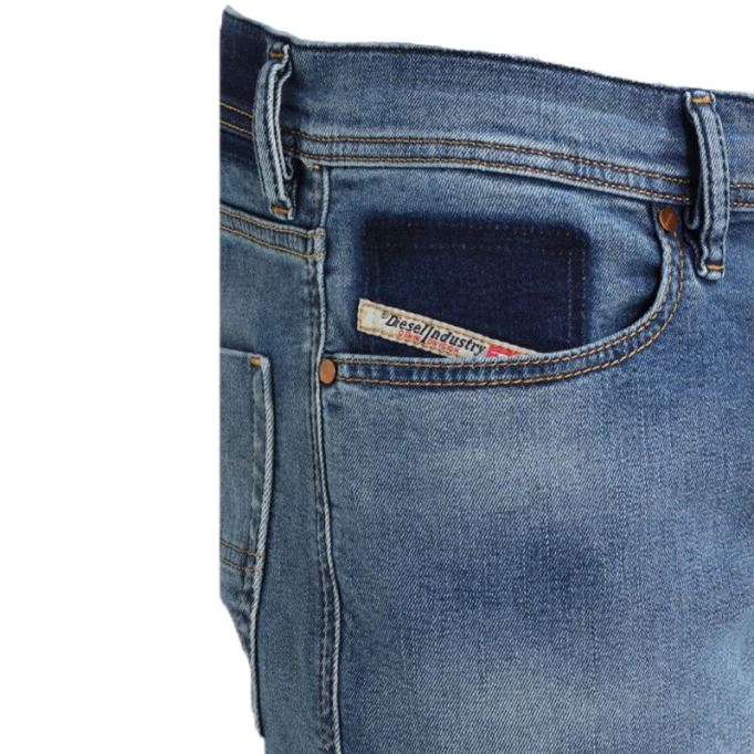 Tepphar 084sv メンズ ジーンズ ストレッチ リヨセル パンツ スリム カジュアル デニム パンツ ディーゼル