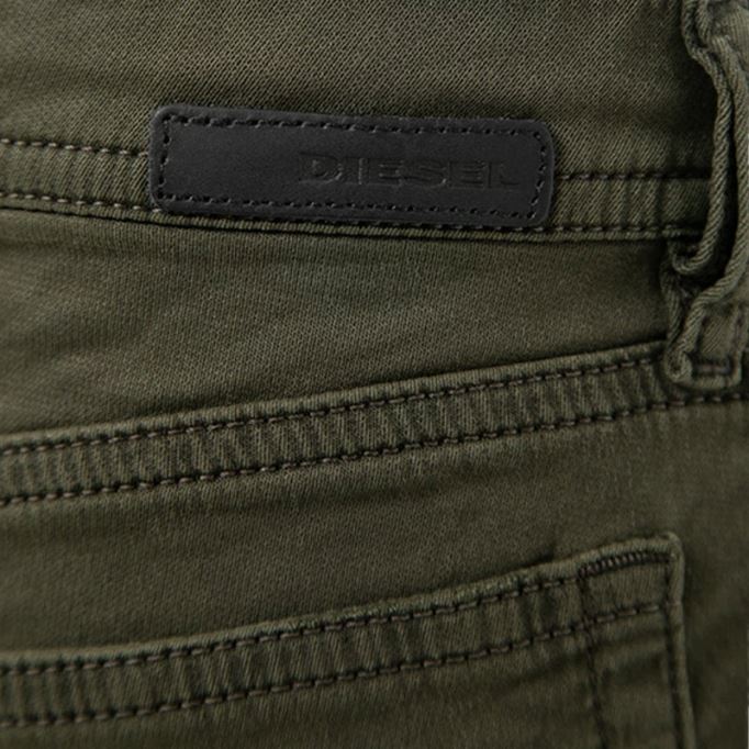 ディーゼル ばかりね 0684t メンズ デニム スウェット ジョギング ジーンズ リヨセル オリーブ スリム スキニー