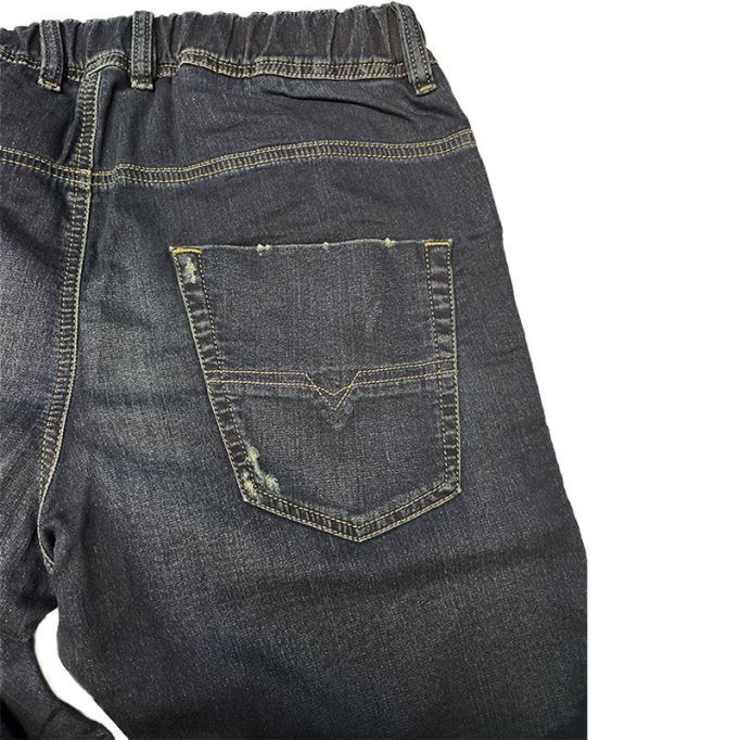 Krooley Ne 0699w メンズ デニム スウェット ジョギング ジーンズ レギュラー フィット テーパード フェード ディーゼル