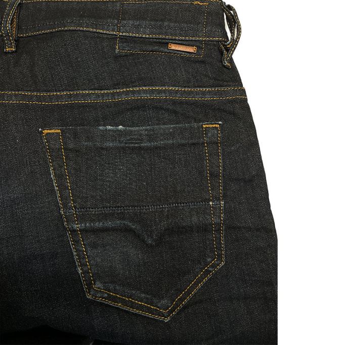 Thommer 081at メンズ デニム カジュアル フェード ジーンズ ストレッチ コットン ジップ スリムフィット ディーゼル