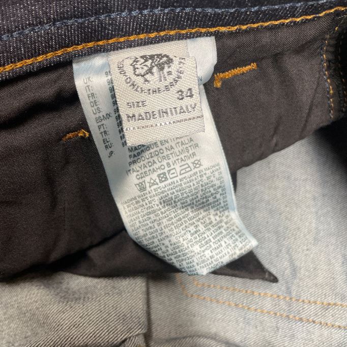 Thommer 081at メンズ デニム カジュアル フェード ジーンズ ストレッチ コットン ジップ スリムフィット ディーゼル