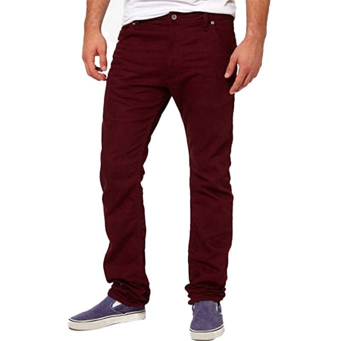 ディーゼル クルーリー メンズ ジーンズ デニム コットン スリム キャロット フィット カジュアル パンツ トラウザー