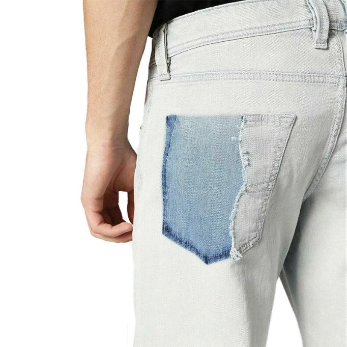 ディーゼル ラーキー Beex 084tk メンズ ジーンズ ストレッチ レギュラー テーパードフィット デニムパンツ