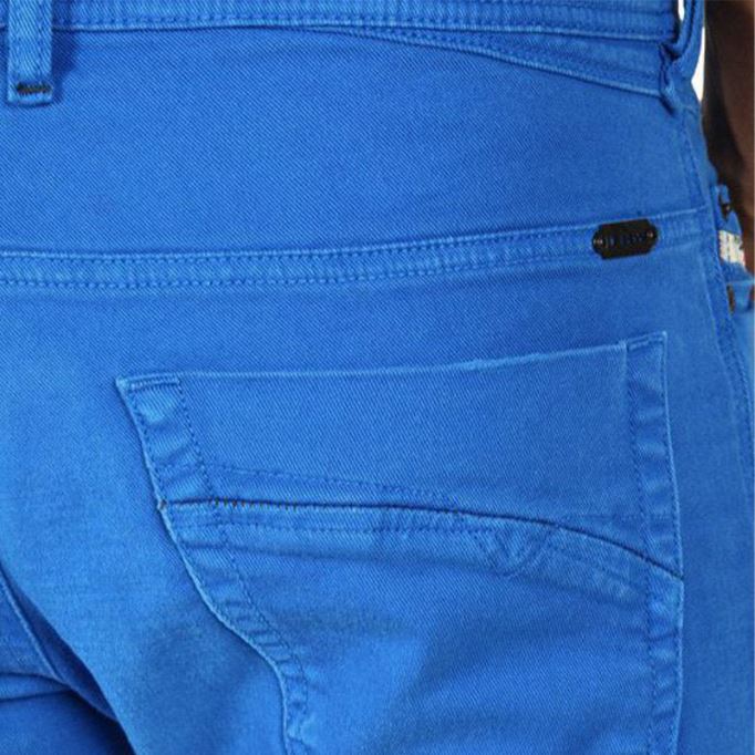 Iakop 0111d メンズ ジーンズ レギュラー スリムフィット コットン ストレッチ カジュアル デニム パンツ ディーゼル オフホワイト/ブルー/ホワイト