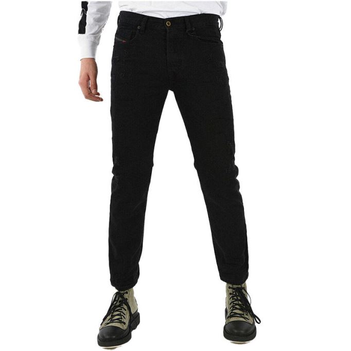 Mharky 088ad メンズ ジーンズ デニム スリム スキニー フィット トラウザーズ カジュアル パンツ ディーゼル