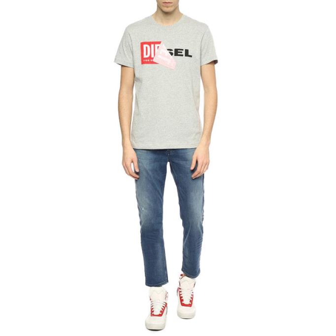 ディーゼル Jifer 084nv メンズ デニム ジーンズ カジュアル ストレッチ レギュラー スリム テーパード トラウザーズ