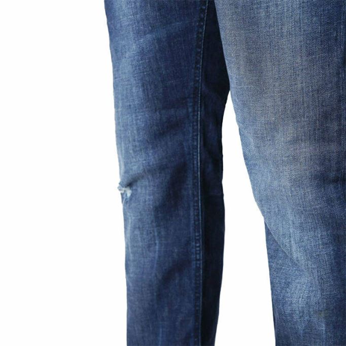 ディーゼル ベルザー 084mx メンズ デニム ジーンズ ストレッチ レギュラー スリム テーパード ダメージ加工