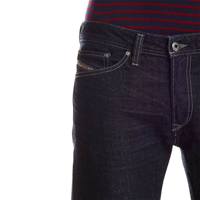 バイカー 0rz29 メンズ デニム ジーンズ レギュラー ストレートフィット コットン カジュアル パンツ ディーゼル