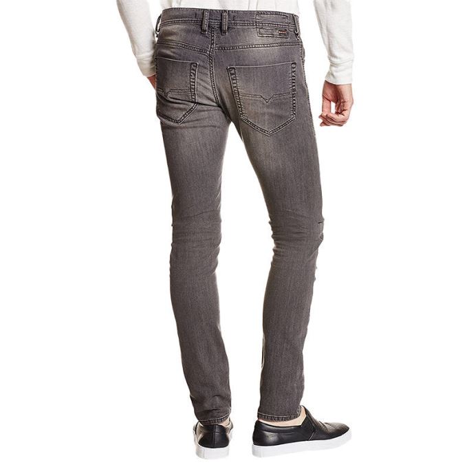 Tepphar 0674u メンズ デニム ジーンズ スリムフィット キャロット レッグストレッチ ダメージ加工 Dna ディーゼル