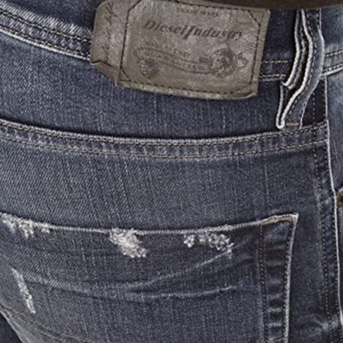 ディーゼル テッパー R39m0 メンズ デニム ジーンズ レギュラー フィット ストレートレッグ カジュアル ブルー パンツ