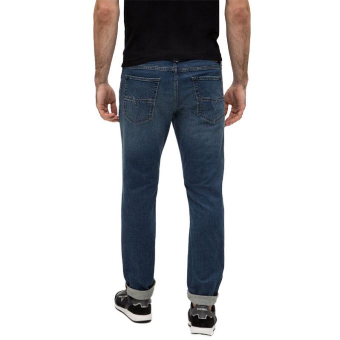 Larkee Beex 084tu メンズ デニム ジーンズ レギュラー フィット ストレッチ テーパード フェード パンツ ディーゼル