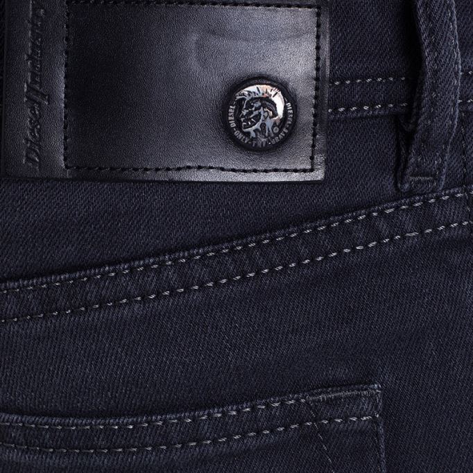 バスター 0859x メンズ デニム ジーンズ レギュラー スリムフィット テーパードボタン フェードグレー ディーゼル