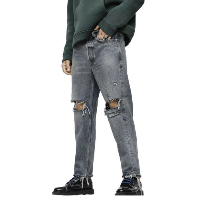 ディーゼル ダグ Xp 084zs メンズ ジーンズ レギュラー ストレート ディストレス ブルー デニム製