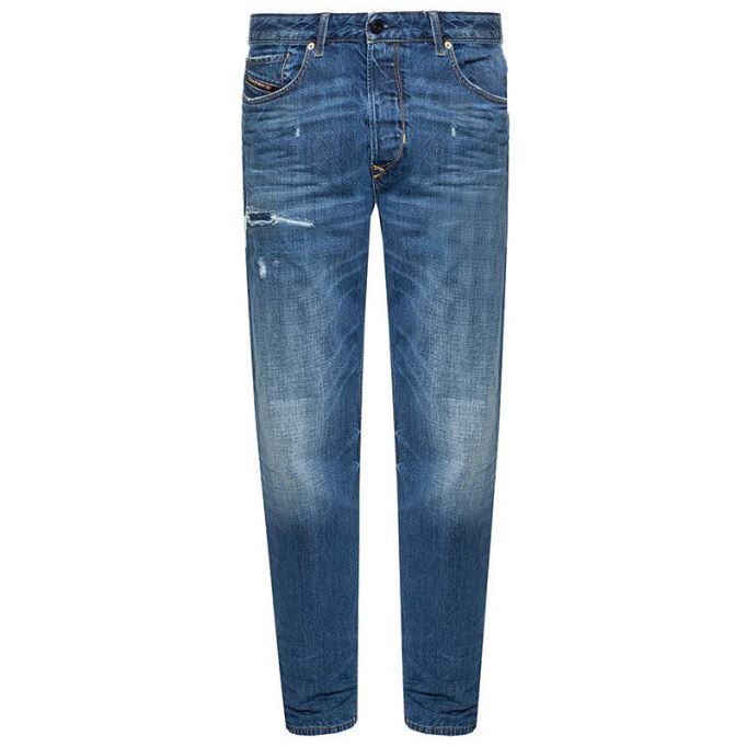 D Kodeck 080ah メンズ デニム ジーンズ レギュラー ダメージ フェード トラウザー ディーゼル