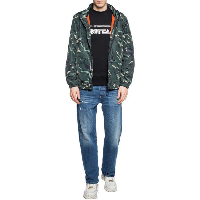 D Kodeck 080ah メンズ デニム ジーンズ レギュラー ダメージ フェード トラウザー ディーゼル