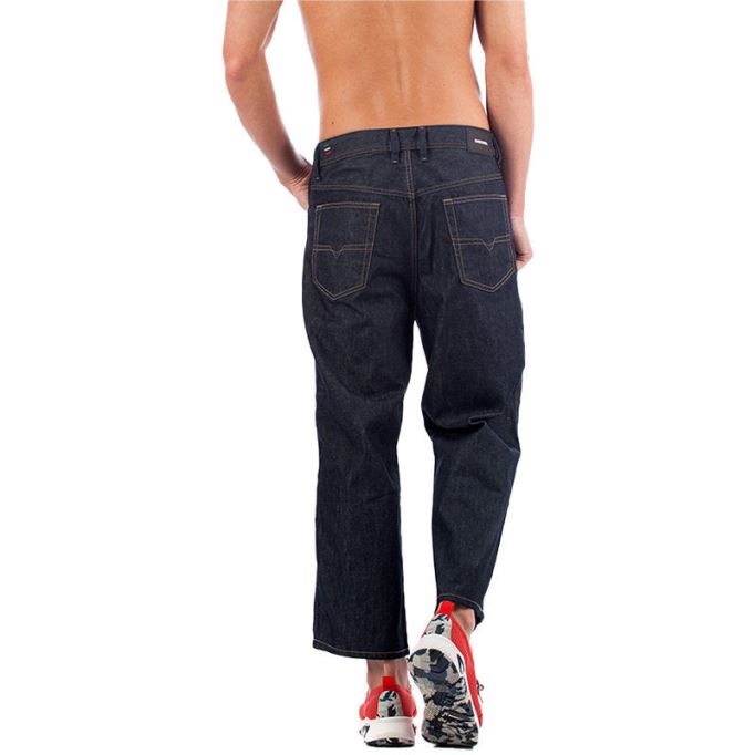 ディーゼル フリップ 0088z メンズ デニム ジーンズ コンフォート ストレート トラウザー パンツ ダークブルー