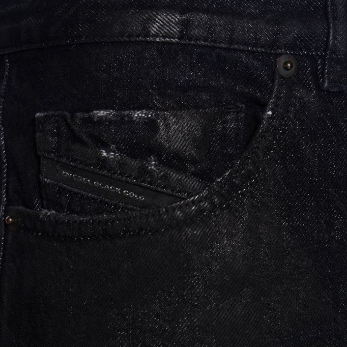 ディーゼル ブラック ゴールドタイプ 2813 Bg8y0 メンズ デニム ジーンズ スリム トラウザー パンツ ブラック