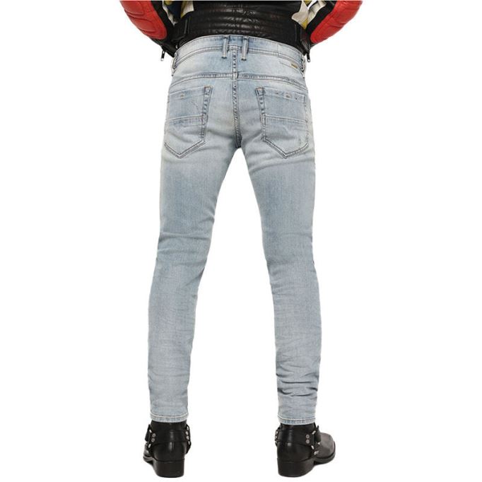 Thommer 087ax メンズ デニム ストレッチ ジーンズ スリム スキニー ダメージ加工 カジュアル パンツ ディーゼル