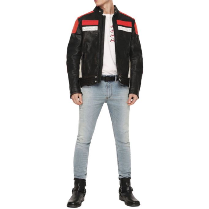 Thommer 087ax メンズ デニム ストレッチ ジーンズ スリム スキニー ダメージ加工 カジュアル パンツ ディーゼル