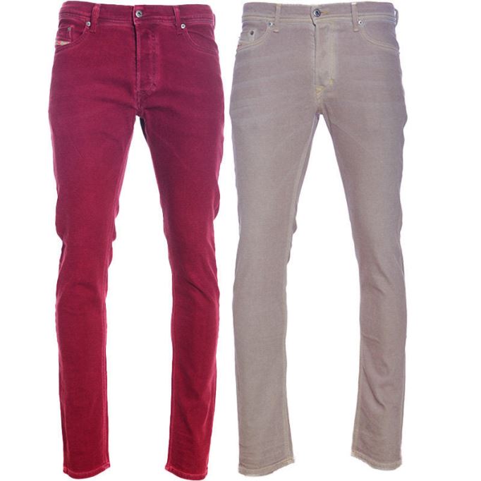 ディーゼル テッパー 0856y メンズ デニム コットン カジュアル ストレッチ ジーンズ スリムフィット キャロット