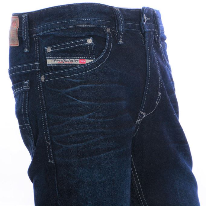 Thavar Orz32 メンズ デニム ジーンズ スリムフィット スキニー フェード トラウザー パンツ ディーゼル