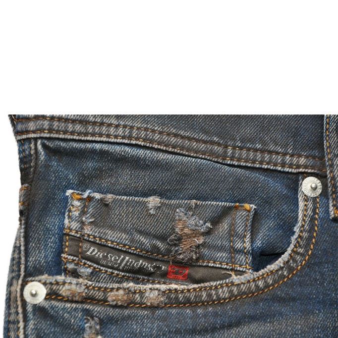 ディーゼル テッパー 084xu メンズ カジュアル デニム ジーンズ リヨセル ストレッチ スリムフィット パンツ