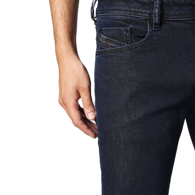 Waykee ストレッチ 084lc メンズ デニム ジーンズ カジュアル レギュラー ストレート フィット パンツ ディーゼル