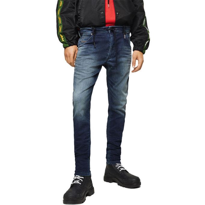 ディーゼル クローリー 069h メンズ デニム ジョギング ジーンズ スリムフィット カジュアル リラックス スウェット パンツ