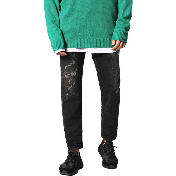 ディーゼル ラーキー Beex 0688w メンズ デニム ジーンズ レギュラーフィット テーパードレッグ カジュアルパンツ