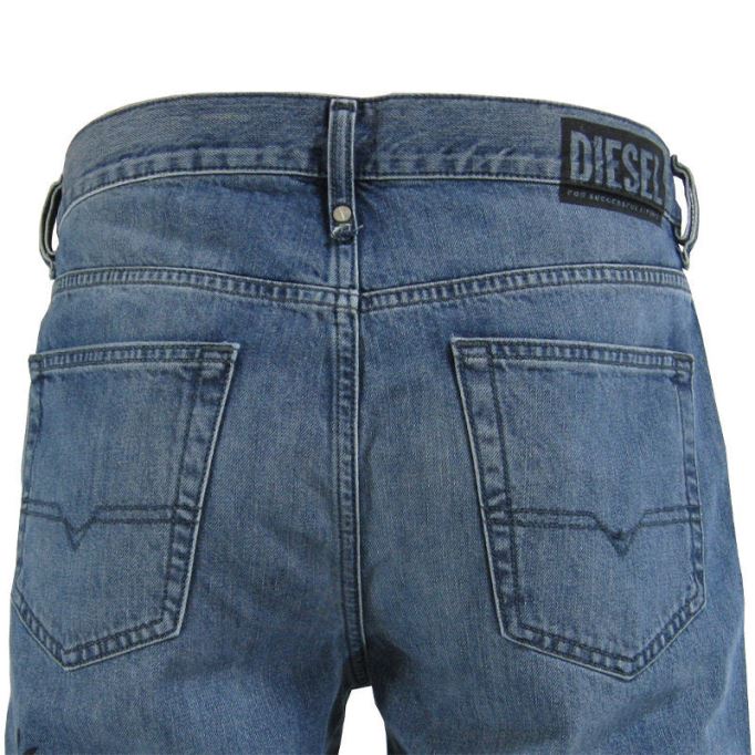 Mharky 0094d メンズ デニム ジーンズ カジュアル スリム スキニー ロークロッチ トラウザーズ ディーゼル