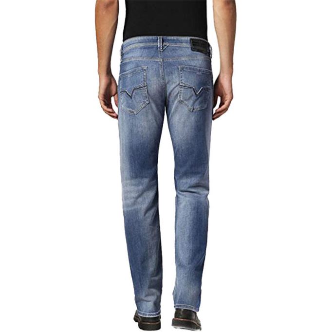 Larkee 084qg メンズ デニム ジーンズ カジュアル ストレッチ レギュラー ストレート トラウザーズ ディーゼル