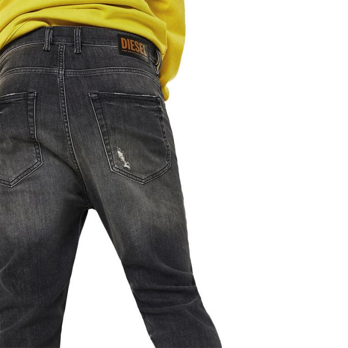 D Vider 069dm メンズ ジーンズ デニム ストレッチ キャロットフィット トラウザーズ カジュアルパンツ ディーゼル