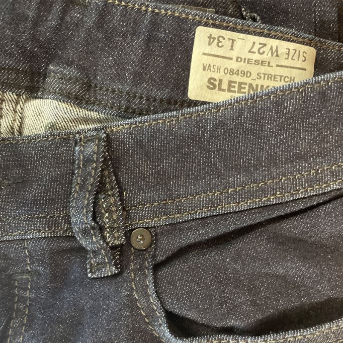 ディーゼル Sleenker 0849d メンズ ジーンズ スリム スキニー フィット ストレッチ カジュアル デニム パンツ