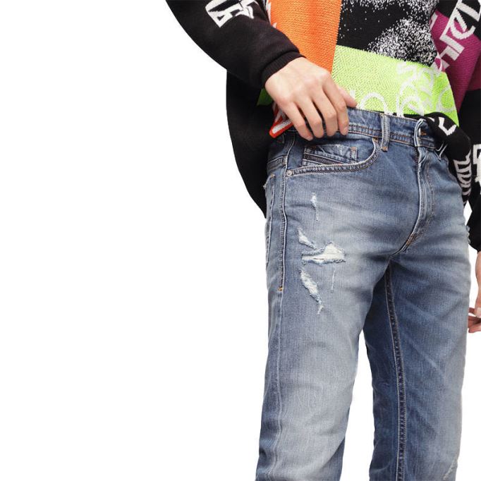 ディーゼル ストレッチ トーマス 069dz メンズ ジーンズ デニム スリム スキニー フィット カジュアル パンツ