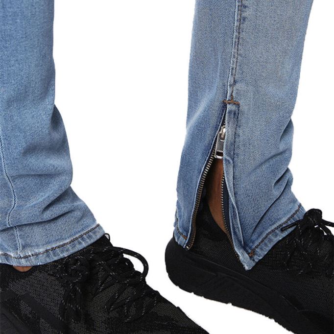 Deepzip 084nu メンズ ジーンズ デニム ストレッチ スリム キャロット フィット カジュアル パンツ ディーゼル