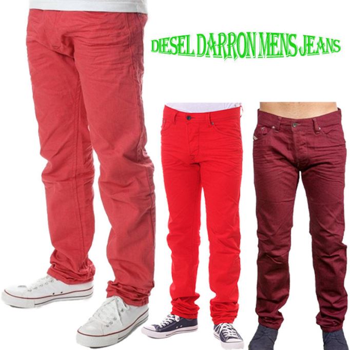 ディーゼル ダロン 008qu メンズ ジーンズ デニム コットン スリム テーパードフィット カジュアルパンツ